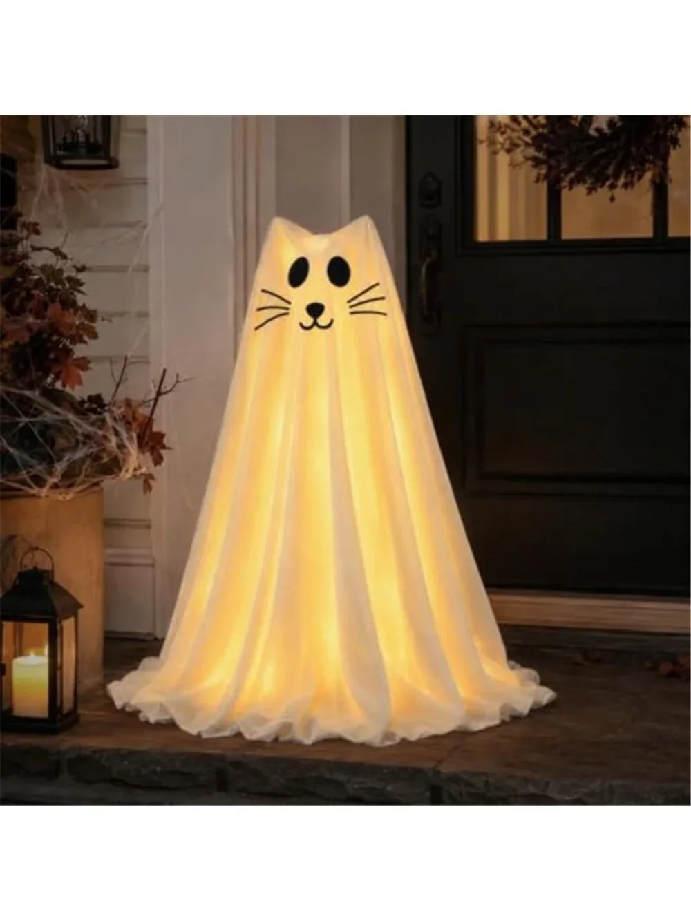 1 Pack Halloween Spooky Ghost Cat Outdoor Indoor Decoration - Picture 1 of 6